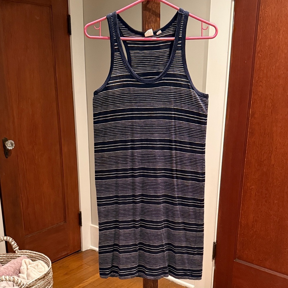 GAP Striped Navy and White Tank Dress Size XS